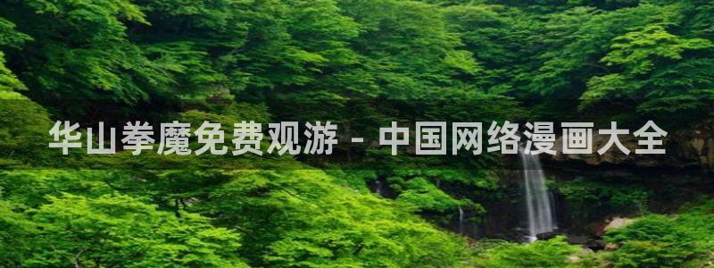 千金韩漫免费版下拉式漫画奇漫屋：华山拳魔免费观游 - 中国网络漫画大全